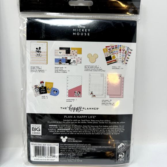 The Happy Planner Lot of 4 MAMBI Stickers Companion Accessories Disney NEW RARE - Picture 7 of 11